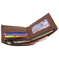 Dompet Pendek Kulit PU Pria Penjualan Laris Hadiah Promosi Murah Stok Grosir Mode Baru