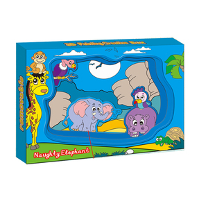 Jouets Montessori 3D Peinture Creative Box Education Funny Naughty Elephant Puzzle - Product Image 1