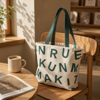 Sac fourre-tout en toile BSBH avec motif imprimé, sacs en coton, grand sac de transport pour femmes, shopping, travail, vacances et activités de plein air