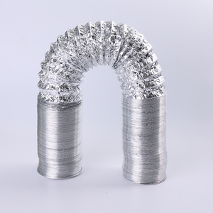 <span class=keywords><strong>Tuyau</strong></span> flexible en aluminium renforcé de fil d'acier ignifuge de 6 m de longueur pour système HVAC - Product Image 2