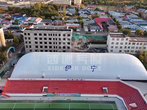 Cúpula deportiva de calidad superior durante todo el año Desarrollo de instalaciones de gimnasio de PVC Cúpula de aire que garantiza un entrenamiento deportivo efectivo - Product Image 3