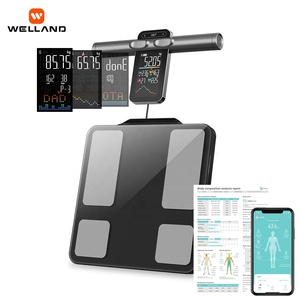 <span class=keywords><strong>Báscula</strong></span> inteligente digital <span class=keywords><strong>de</strong></span> <span class=keywords><strong>bioimpedancia</strong></span> para grasa corporal con electrodos <span class=keywords><strong>de</strong></span> contacto <span class=keywords><strong>de</strong></span> 8 puntos para medir peso Tipo <span class=keywords><strong>de</strong></span> escala BIA - Product Image 1