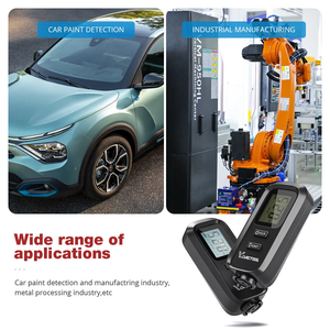 Vdiagtool เครื่องทดสอบสีรถยนต์ VC100เครื่องวัดความหนาของสีเคลือบผิวโลหะอุปกรณ์ทดสอบสีสำหรับรถมือสอง - Product Image 2