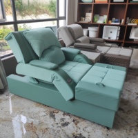 Fauteuil inclinable de massage électrique moderne et réglable pour la réflexologie plantaire, idéal pour les hôtels et les spas