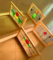 Vitraux d'église faits à la main, style Tiffany, portes et fenêtres, panneaux, fabrication sur mesure, vente en gros