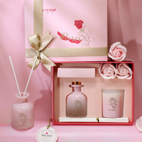 Ensemble diffuseur de roseau d'huile parfumée de luxe bâtons de rotin désodorisant pour décor à la maison cadeau fête de mariage