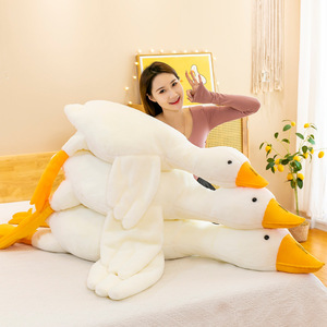 Praktische heiße Verkauf benutzer definierte Gans Kuscheltier Plüschtiere Umarmung kissen Cartoon Plüsch tier eines großen weißen Gans Plüsch kissen - Product Image 4