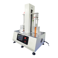 Machine de test de résistance à la chute libre pneumatique avec écran tactile PLC, hauteur de chute réglable de 50 à 150 mm, pour micro-chutes