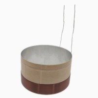 Bobine de phase pour haut-parleur passif Yicheng 75,5 mm ASV de haute qualité, résistante aux hautes températures, 50-100W