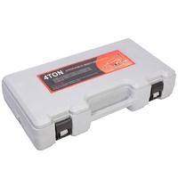 Kit d'outils de levage et de réparation de carrosserie automobile portable, avec vérin hydraulique séparé en acier robuste de 4 tonnes, en coffret de transport, hauteur de levage max. 270 mm