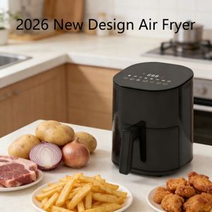 Nouvelle Friteuse à Air Électrique Numérique 4,8 L 1350 W avec Écran LCD en Plastique, 8 Programmes Prédéfinis, Revêtement Antiadhésif et Poignée Froide au Toucher pour Usage Domestique et Hôtelier 2026 - Product Image 6