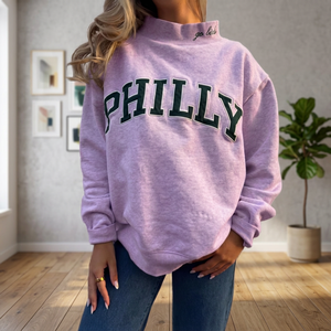 Sudadera de Cuello Alto para Mujer, Diseño Personalizado, MOQ Bajo, Bordado Frontal Premium, Felpa Francesa de Algodón, Resistente al Viento y Transpirable - Product Image 1