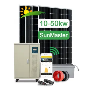 25Kw 5Kv冷藏室温室由离子计供电的太阳能系统，用于48v锂电池