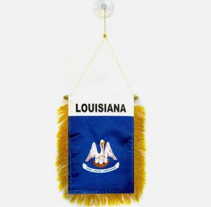 Bandera de <span class=keywords><strong>Wisconsin</strong></span> para colgar en la ventana, mini banderas para coche, decoración para espejo retrovisor con ventosa y bandera con flecos dorados - Product Image 5