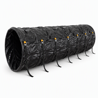 Tuyau de ventilation à pression négative en tissu PVC ignifuge et antistatique de qualité industrielle supérieure pour la ventilation à grande capacité