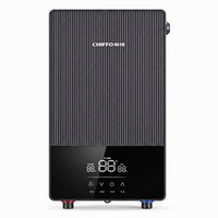 Chauffe-eau électrique instantané sans réservoir 7000W avec boîtier en plastique et commande intelligente pour évier de cuisine, camping-car, voiture et garage