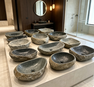 Évier d'été <span class=keywords><strong>en</strong></span> <span class=keywords><strong>pierre</strong></span> naturelle, pour le lavage des mains, vert foncé, rivière, <span class=keywords><strong>en</strong></span> <span class=keywords><strong>pierre</strong></span> - Product Image 3