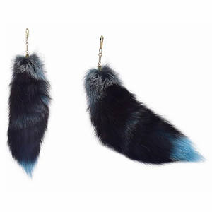 Mode belle conception en gros <span class=keywords><strong>35</strong></span>-45cm queue de renard naturel - Product Image 1
