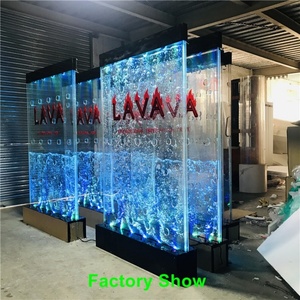Customized Acrylic LED <b>Lights</b> Contemporary Water Bubble Wall for Hotel & Restaurant Movable Screens & Partitions for Hall Decor - Product Image 6