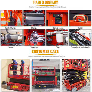 Plataforma elevadora de tijera Ever Star EPT1214, altura de plataforma de 12 m, capacidad de 230 kg, elevador eléctrico hidráulico para uso industrial - Product Image 2