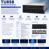 TongTaiYi TTY TU858 Quad Intel Xeon 4U Rack Server Enterprise Database Virtualization HPC Cloud Computing Storage Server.