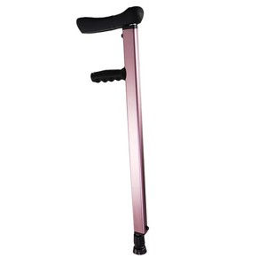 Bastón telescópico ajustable de aleación de aluminio plegable con soporte para las axilas, antideslizante, portátil, para personas mayores, bastón de senderismo - Product Image 3