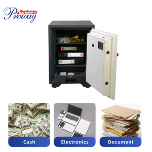 Hộp két sắt chống cháy hạng nặng, chống cháy, khóa điện tử, có chìa khóa dự phòng - Product Image 6