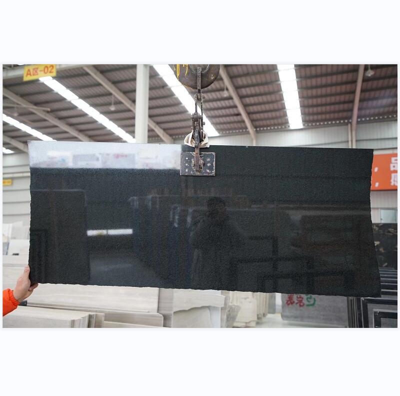 Китайский абсолютно черный гранит, абсолютно черный огненный