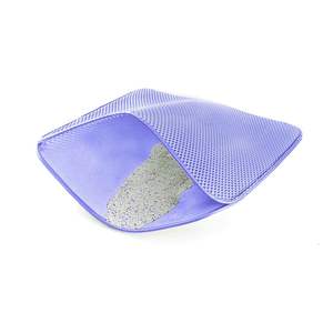 <span class=keywords><strong>Tapis</strong></span> de litière pour chat Design nid d'abeille double couche matériau EVA respirant facile à nettoyer <span class=keywords><strong>tapis</strong></span> Kitty avec receveur bac à litière boîte - Product Image 1