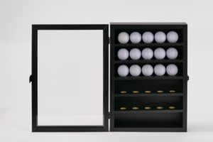 Vitrina <span class=keywords><strong>de</strong></span> Exhibición <span class=keywords><strong>de</strong></span> Pelotas <span class=keywords><strong>de</strong></span> Golf con Marco <span class=keywords><strong>de</strong></span> Espejo Estilo Europeo Grande - Estilo Caja <span class=keywords><strong>de</strong></span> <span class=keywords><strong>Sombra</strong></span> - Pelotas Firmadas por Jugadores Campeones Familiares - Product Image 3