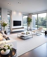 Maisons Préfabriquées de Luxe à Toit Plat en Acier Léger, Résidentielles Modernes à 3 Chambres, Prêtes à Installer Rapidement