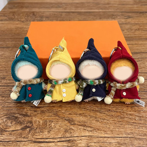 Vestiti per bambola grazioso <span class=keywords><strong>mantello</strong></span> da <span class=keywords><strong>strega</strong></span> multicolore con sciarpa in cotone poliestere materiale Mini accessori giocattolo di alta qualità per bambola V4 - Product Image 1