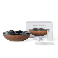Doterra — diffuseur d'huiles essentielles parfumées, bouchon Portable de haute qualité, Grain de bois, pour aromathérapie, étiquette privée