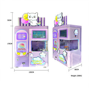 Máquina Expendedora de Algodón de Azúcar Automática, Personalizable en Color, Fabricada en Fábrica, Máquina Comercial para Hacer Algodón de Azúcar - Product Image 6