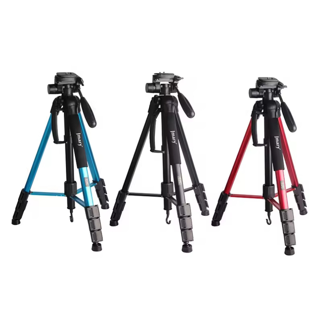 Jmary 360 Degree Rotation Universal Aluminum Alloy 3way Head Travel Phone Stand Camera Tripod for Phone With Tripod Stand KP2264