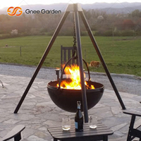 Fabricant Chinois de Grils de Cuisson Extérieure Cuisines de Jardin Foyer en Acier Corten Rouillé Barbecue Robuste