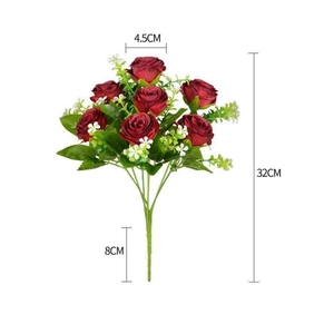 Hoa hồng giả Hoa cưới Bó hoa cô dâu Khuyến mãi nóng Hoa giả bán buôn trang trí nhà cửa đám cưới - Product Image 2