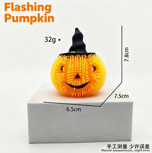 Sombrero de Bruja de Halloween con Calabaza Luminosa, Caja Sorpresa de Juguete Antiestrés, Decoración Espeluznante para Niños, Regalo para Fiestas de Halloween - Product Image 6
