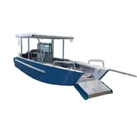 Ventes Nouveau 8m Profisher Speed Boat Toutes les péniches de débarquement en aluminium soudé pour Dubaï Arabie Saoudite Émirats Arabes Unis