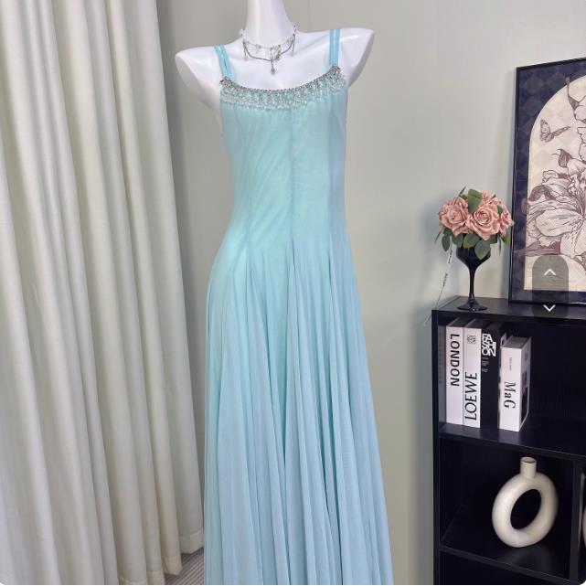 white christmas dresses Floating Goddess Off-shoulder Chiffon Bridesmaid Dress – CHICELY main image 0