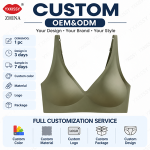 Reggiseno Senza Cuciture Plus Size da Donna, Push-up Sottile Senza Ferretto, Solleva e Controlla il Tessuto Mammario in Eccesso, Previene la Caduta, Supporto Morbido - Product Image 1