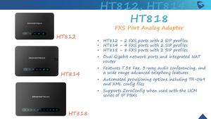 Grandstream HT812 <span class=keywords><strong>ATA</strong></span> 2 Cổng Mạnh Mẽ Với Bộ Định Tuyến Gigabit NAT - Product Image 6