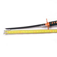 Ventes rapides Nouveau style Demon Slayer Version blanche Kochou Shinobu 17' Mini épée de cosplay d'anime en bois