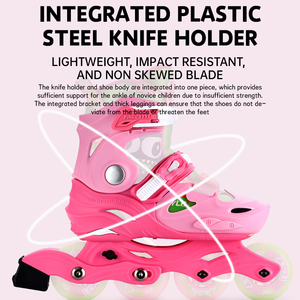 <span class=keywords><strong>Pattini</strong></span> a Rotelle Regolabili OEM <span class=keywords><strong>per</strong></span> Bambini Principianti <span class=keywords><strong>Pattini</strong></span> Freestyle Slalom a 4 Ruote <span class=keywords><strong>per</strong></span> Ragazzi e Ragazze - Product Image 3