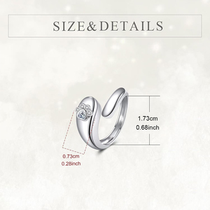 Cincin guci batu Ulang Tahun baja tahan karat untuk abu hewan peliharaan anjing kucing perhiasan kremasi peringatan batu kelahiran untuk wanita - Product Image 2