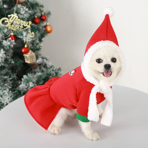Vêtements de Noël pour chien Weiwang, chapeaux chauds, tenues d'hiver pour animaux de compagnie, pour bouledogues français et Pomeranians - Product Image 3