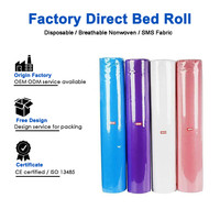 Fournitures de beauté : Rouleau de draps jetables hygiéniques non tissés avec perforations et trous croisés pour massage et spa