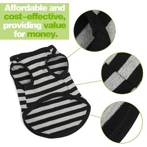 جودة عالية قطن تي شيرت ملابس الكلاب الموضة مخطط الطباعة الحديثة للربيع والصيف <span class=keywords><strong>XXS</strong></span> إلى 4XL الأحجام المتاحة - Product Image 2