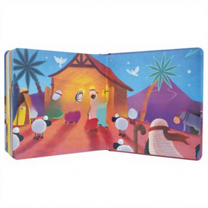 Set di 2 Libri Illustrati in Inglese per Bambini, Serie Natalizia in Cartone Personalizzato, <span class=keywords><strong>Educazione</strong></span> Precoce per Stimolare le Menti dei Piccoli - Product Image 4