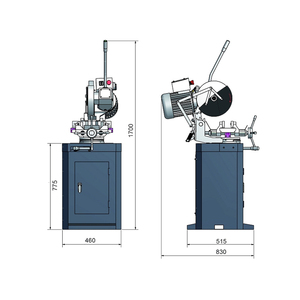 LTF Optimum CS 275 Scie circulaire à métaux manuelle, largeur de coupe 60mm - Product Image 2
